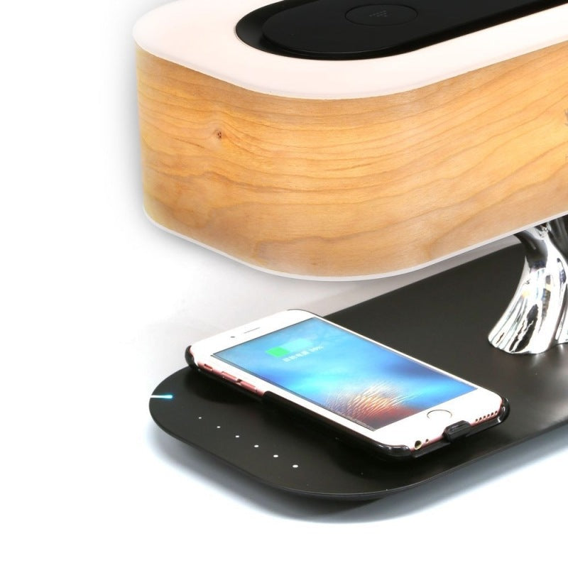 Tree Light Bluetooth Speaker Lamp with Wireless Charger